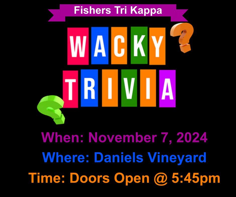 Wacky Trivia Night location