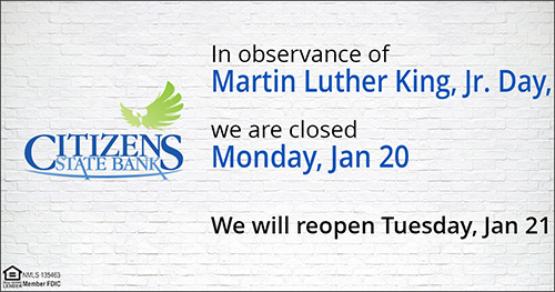 Martin Luther King, Jr Day location